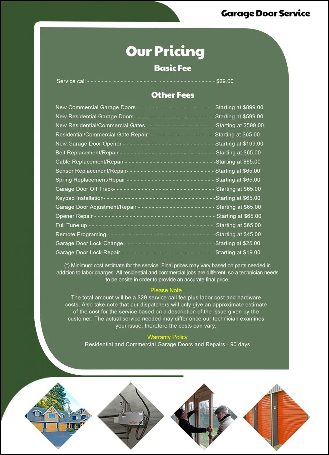 Metro Garage Doors Auburn, WA 253-275-0285